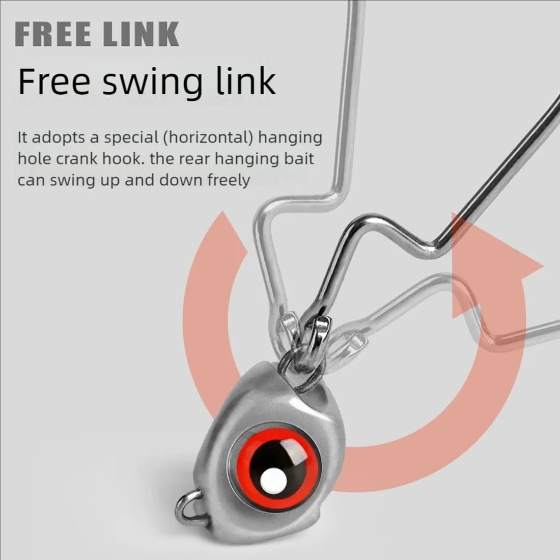 Testine Piombate Jig Head per Swimbait, 10-30 Pz