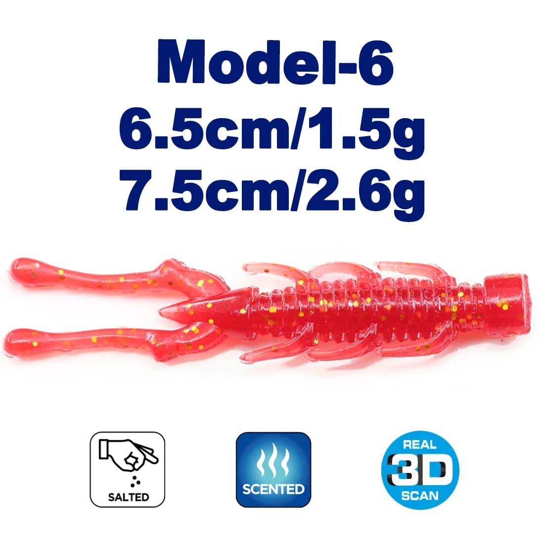Esche morbide larve di libellula