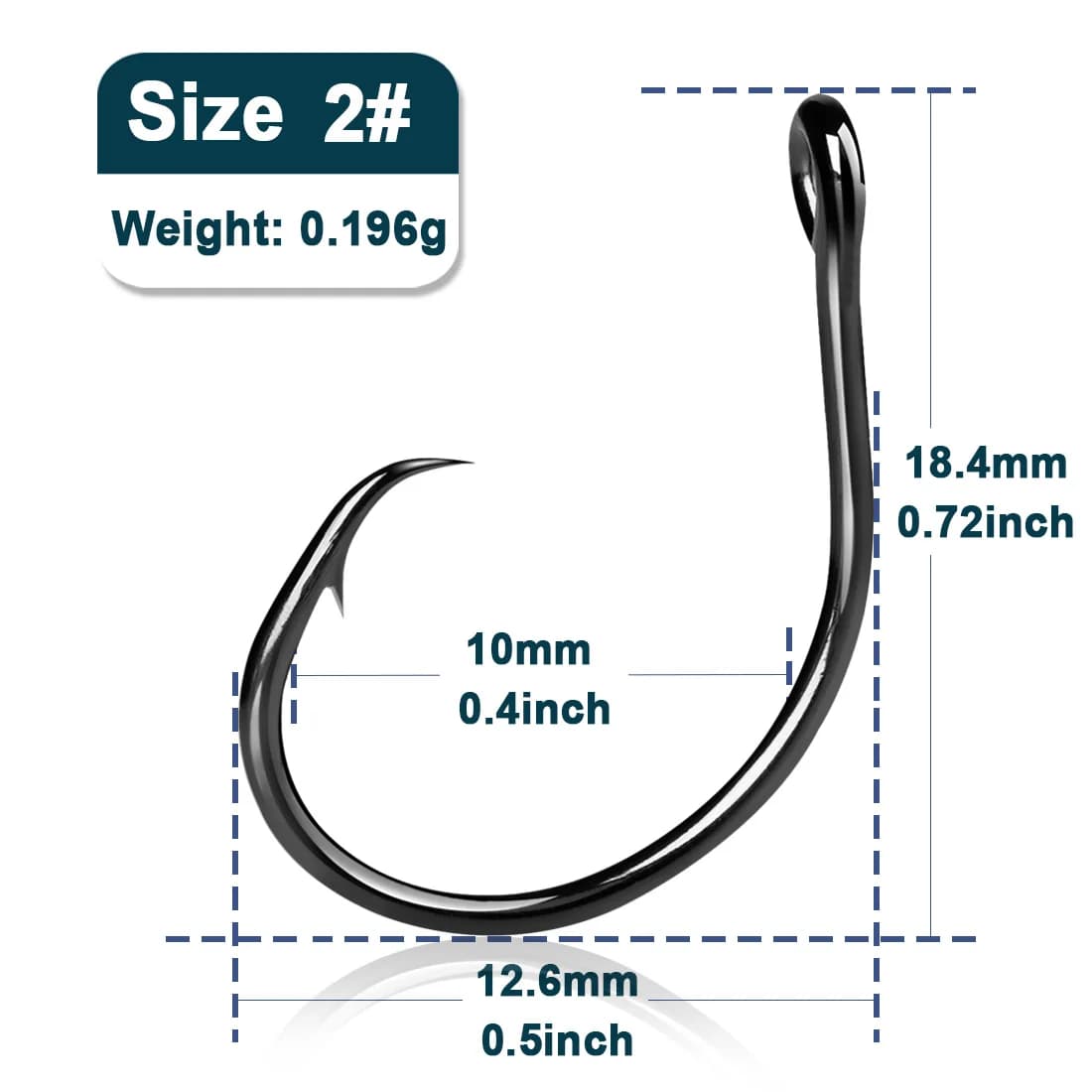 Ammi Circle Wide Gap per Esca Viva
