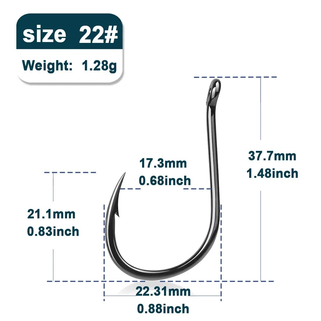 Ami J a Occhio con Anello per Polpi, 50 Pz
