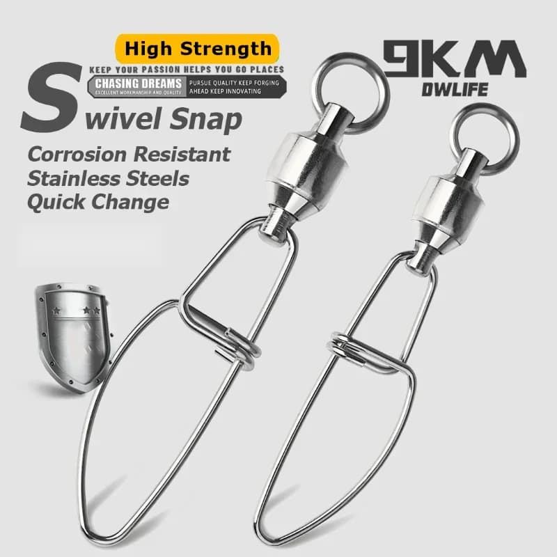 Girelle a sfera con moschettone interlock, 20-100 Pz