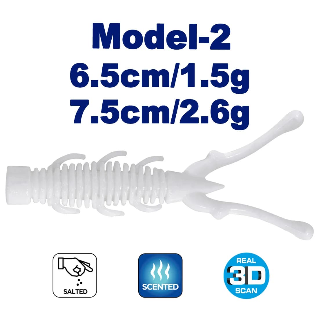 Esche morbide larve di libellula