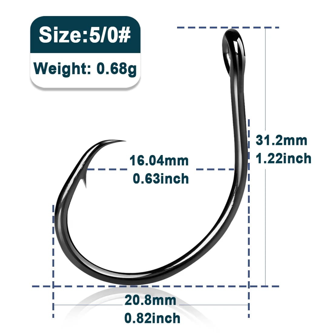 Ammi Circle Wide Gap per Esca Viva