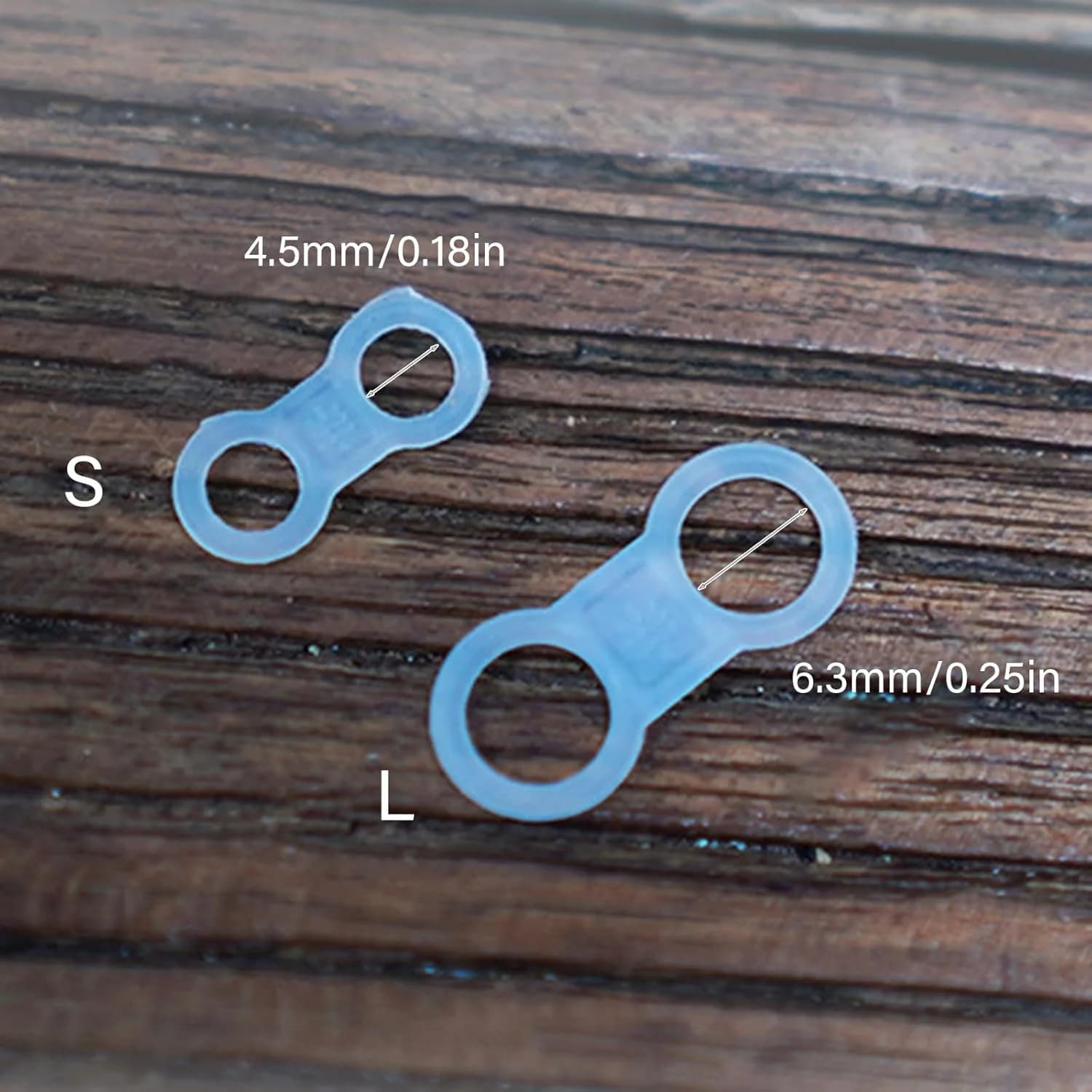 Anelli protettivi in silicone per soft bait 30pz