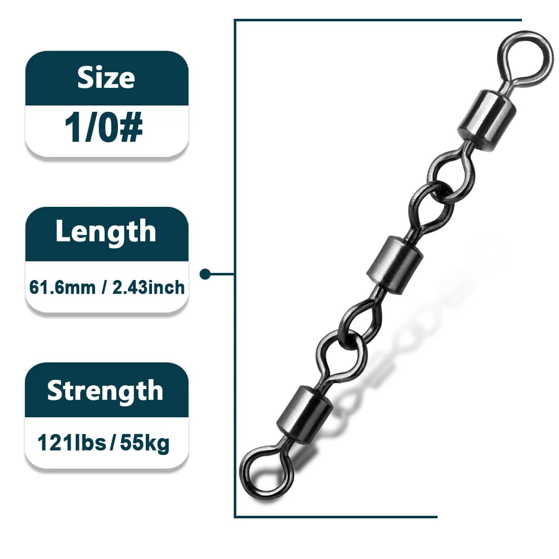 Girelle a Barilotto Triplo Snodo, 15-60 Pz