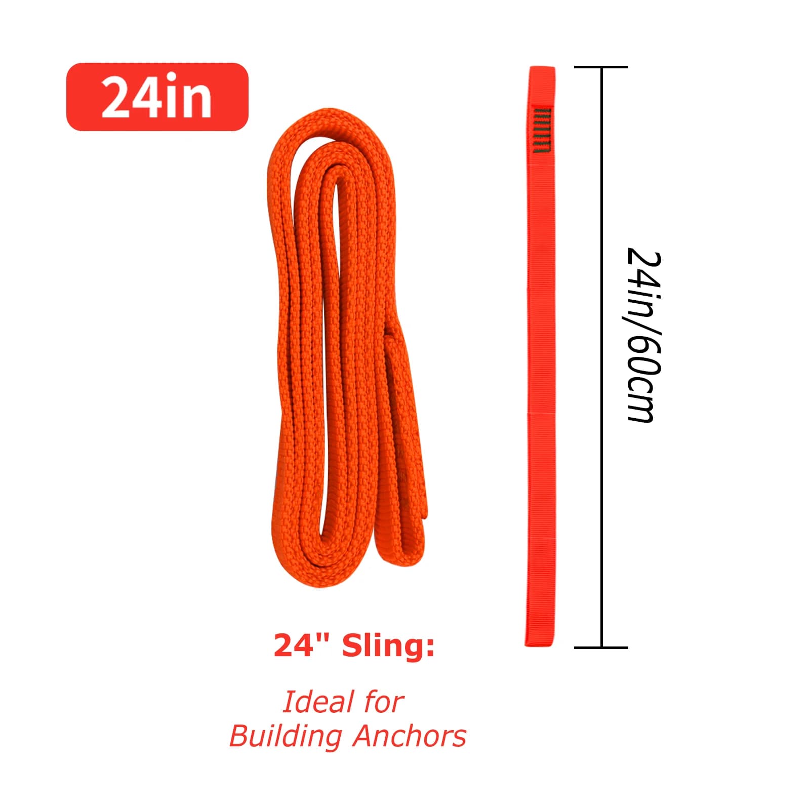 Fettuccia da arrampicata in nylon 16mm, resistenza 22kN