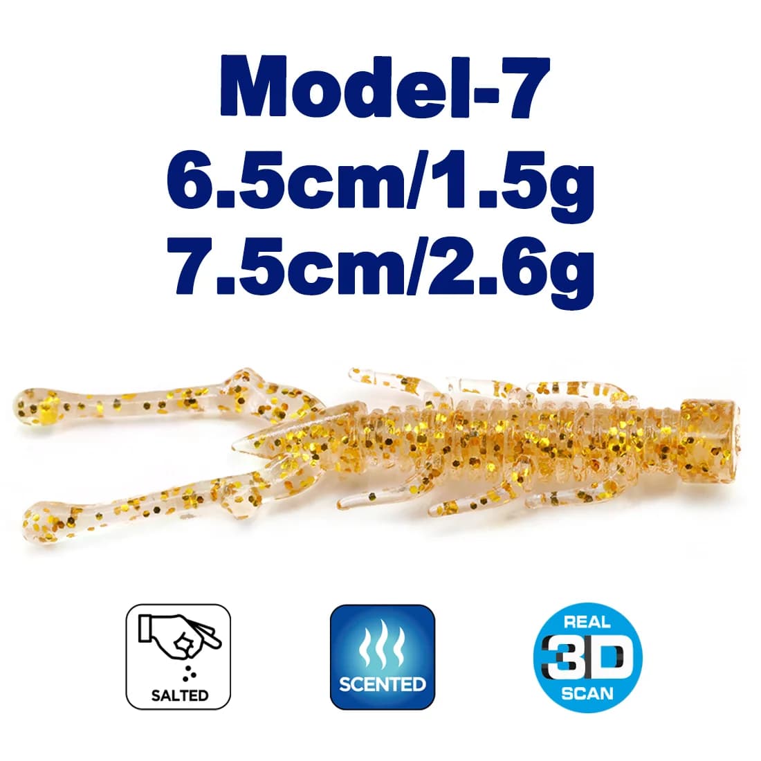 Esche morbide larve di libellula
