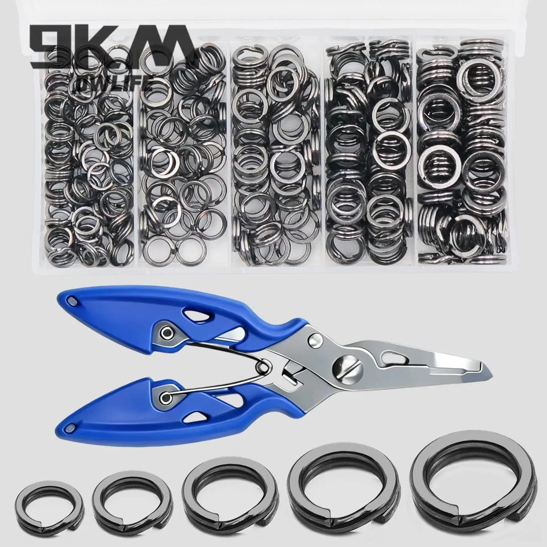 Anelli di giunzione in acciaio inox 260-280pz con pinza