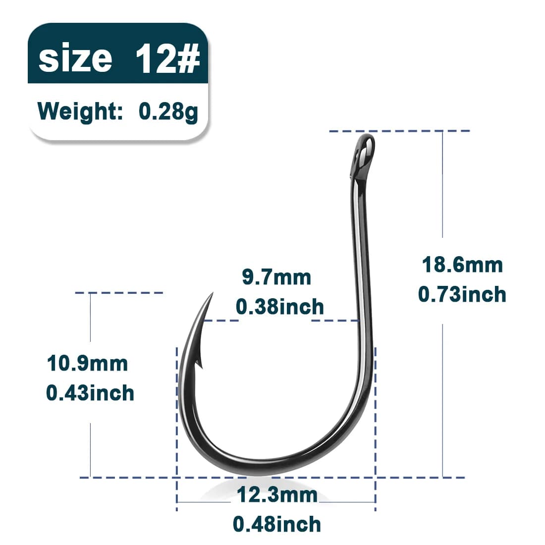 Ami J a Occhio con Anello per Polpi, 50 Pz