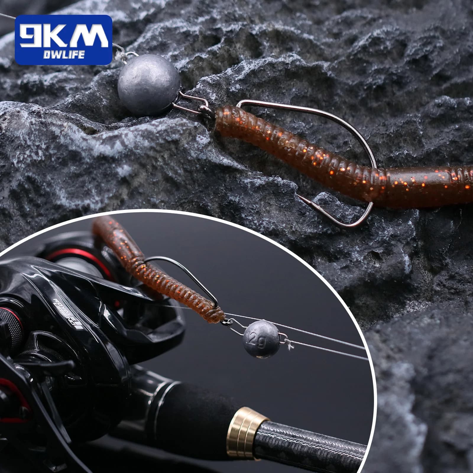 Ami da pesca a gambero offset EWG con gap largo