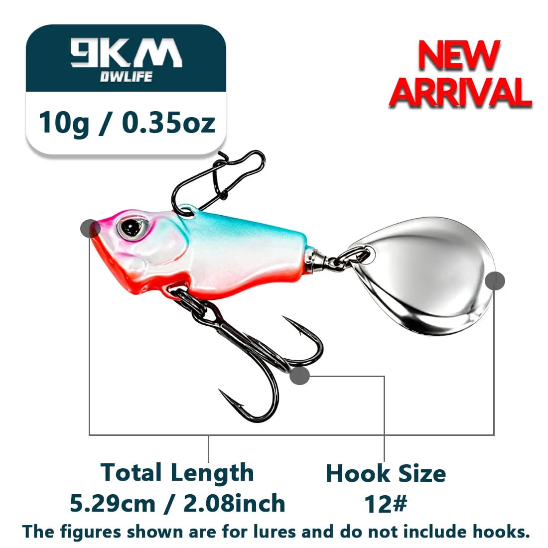 Crankbait VIB Affondante con Coda Rotante