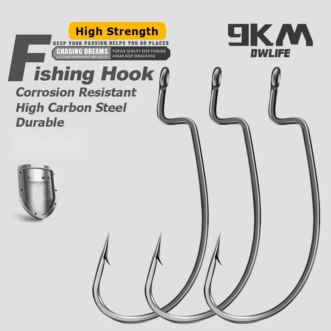 Ami a verme per bass fishing EWG, 25 Pz