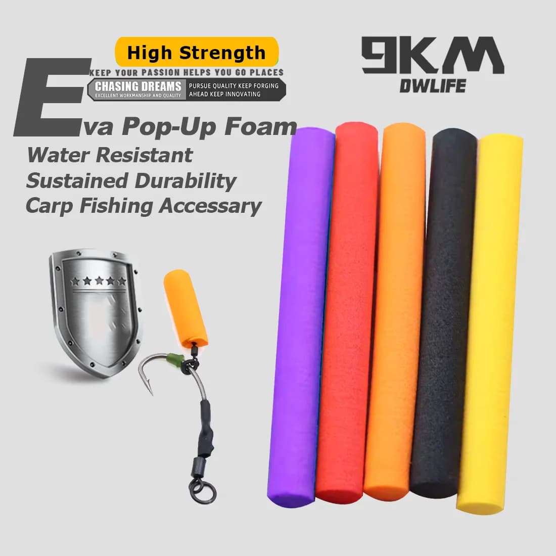 Galleggianti in Schiuma EVA per Carpa, 5 Pezzi, 8mm
