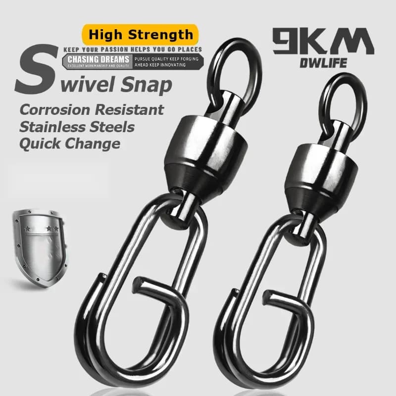 Girelle a Cuscinetto a Sfera con Moschettone Power Clip