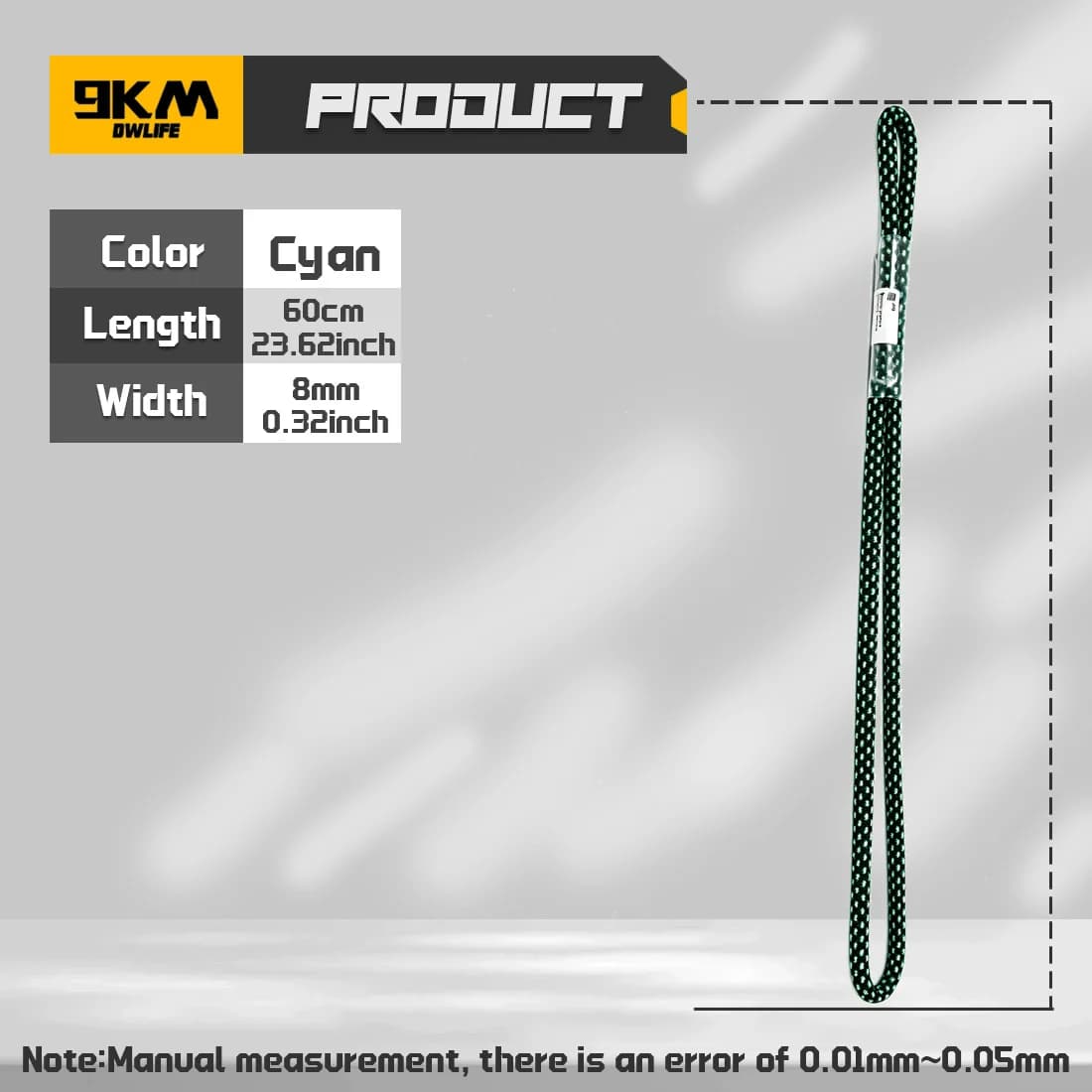 Asola Prusik Pre-Cucita per Arrampicata e Rigging
