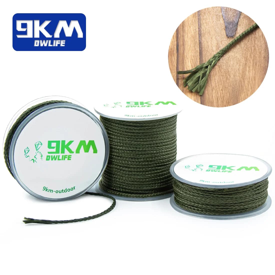 Cavo intrecciato in Kevlar per campeggio, amache e pesca