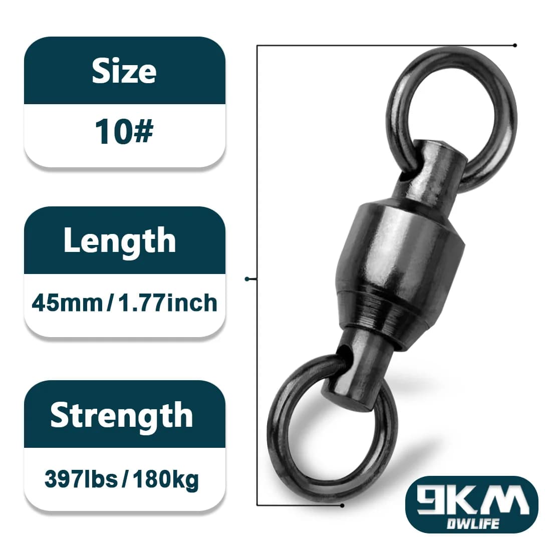 Girelle a cuscinetti a sfera heavy duty con anelli solidi doppi